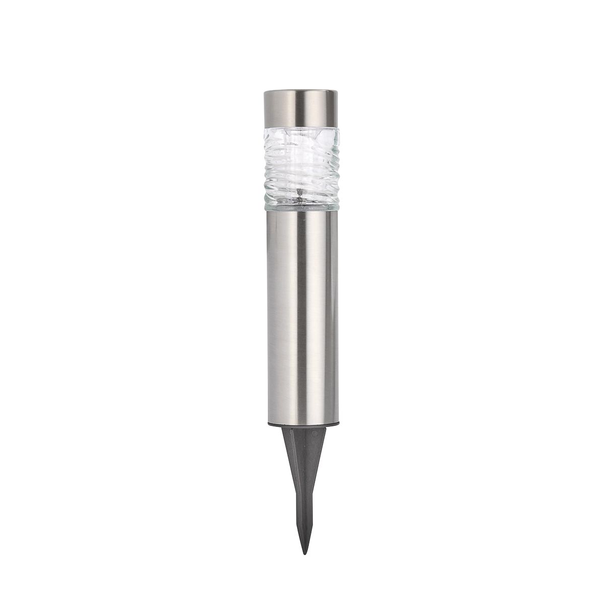 Solar Stella Stainless Steel Bollard Stake Light, 4 Pack