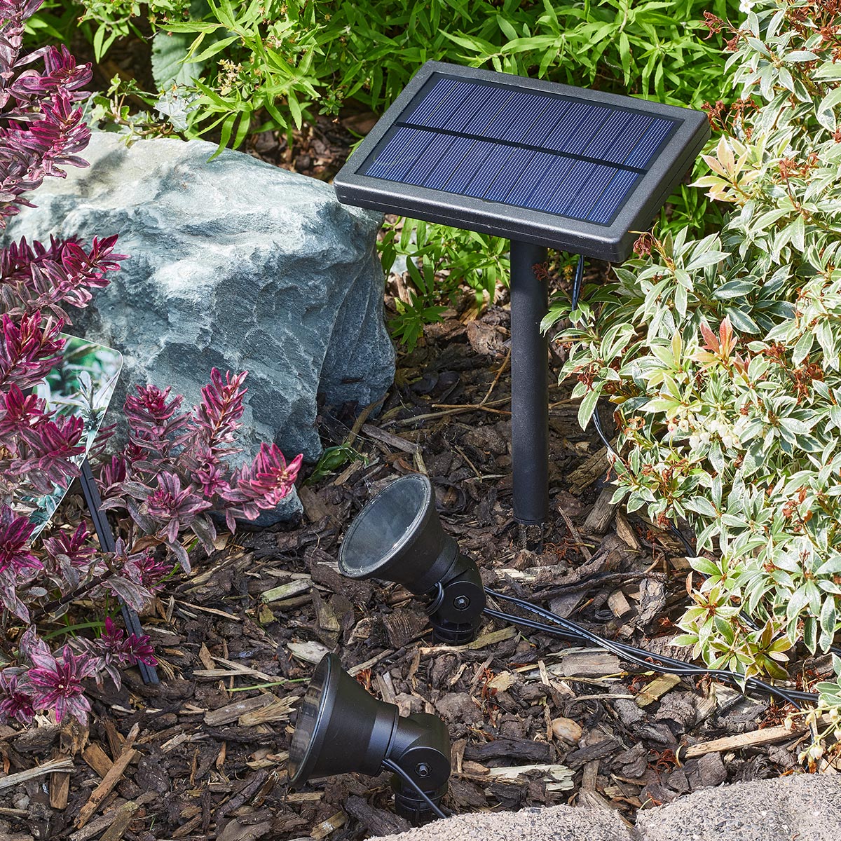 10 Solar Spot Lights White LEDs