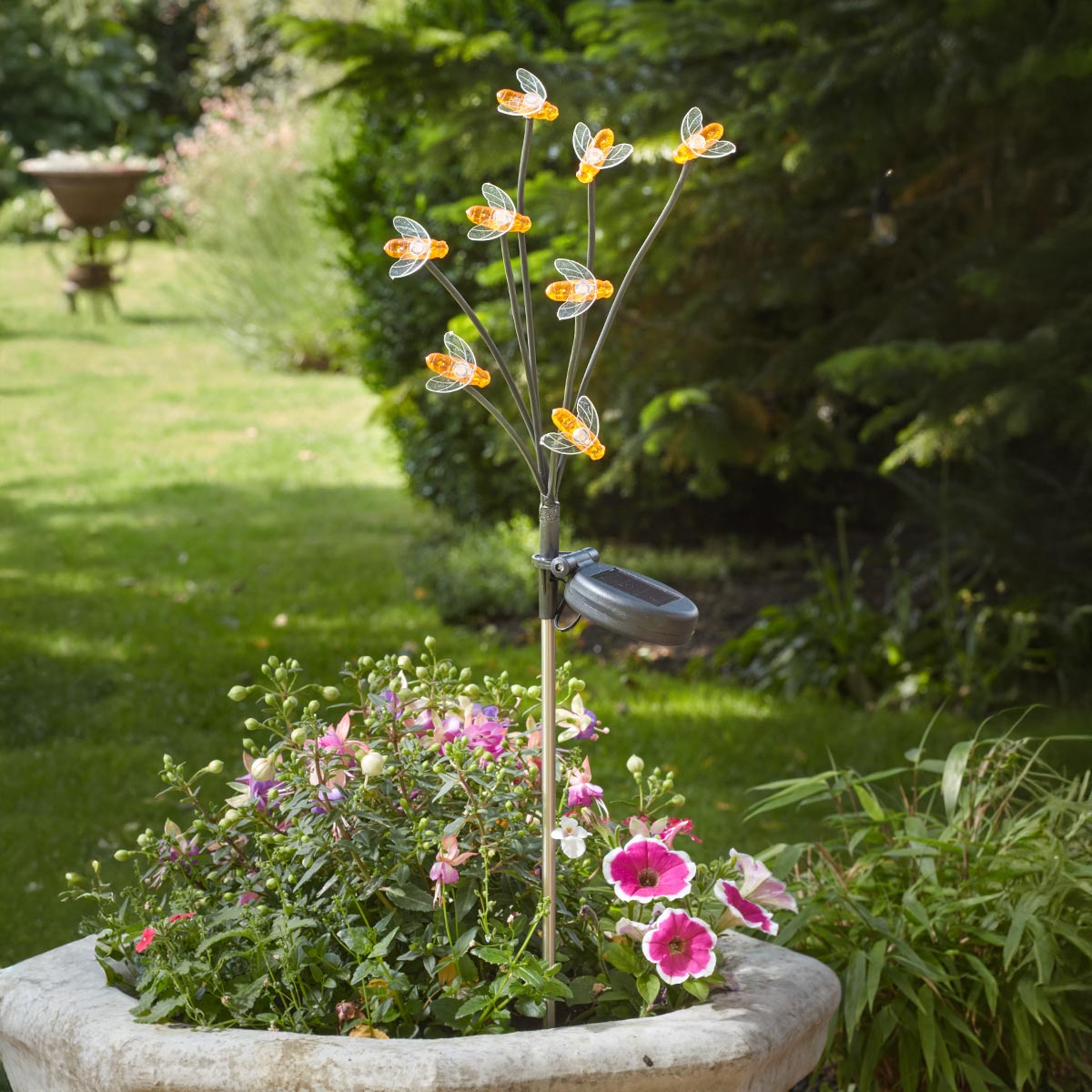 Swaying Solar Bee Stake Light 70cm