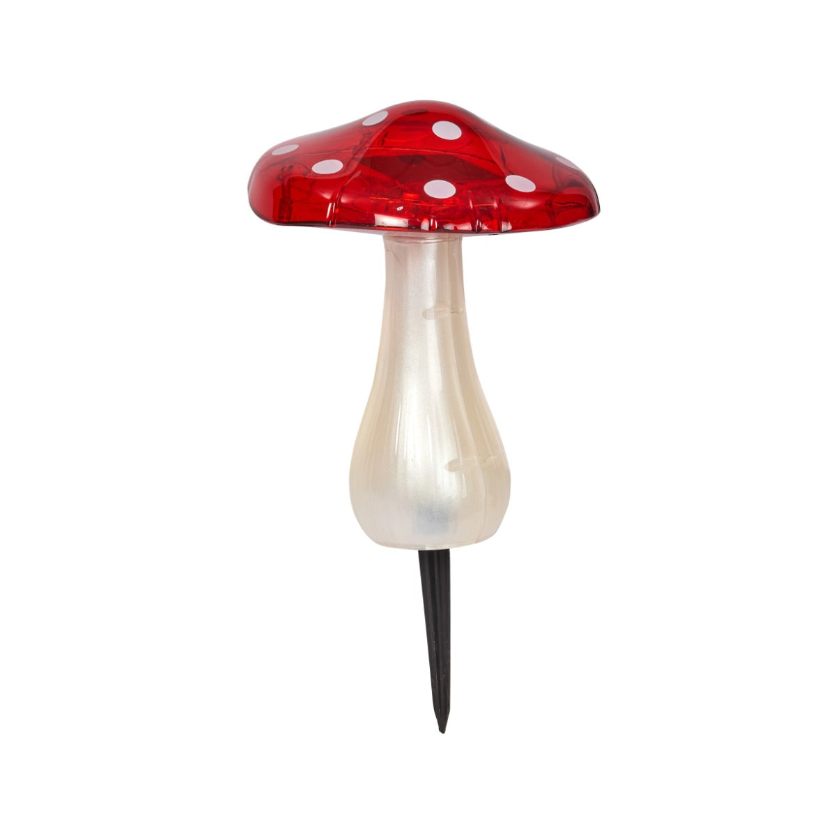Toadstool Mushroom Solar Light Stake 23cm