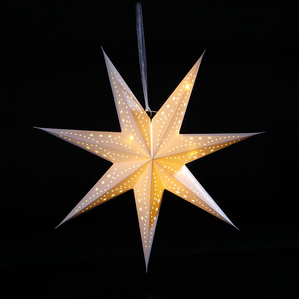 Warm White Stardust Paper Battery Star Light