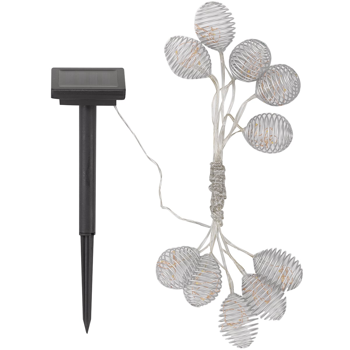 1.8m Solar Spiralites Fairy Lights