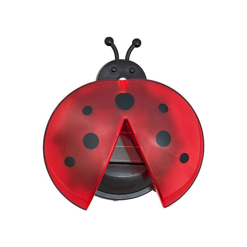 Solar Novelty Ladybird Fence Light