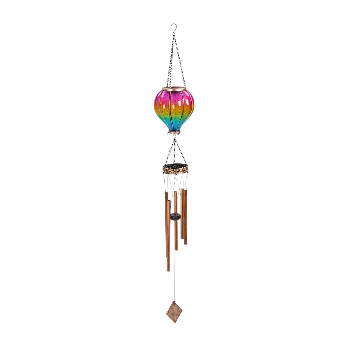 Solar Hot Air Balloon Wind Chime