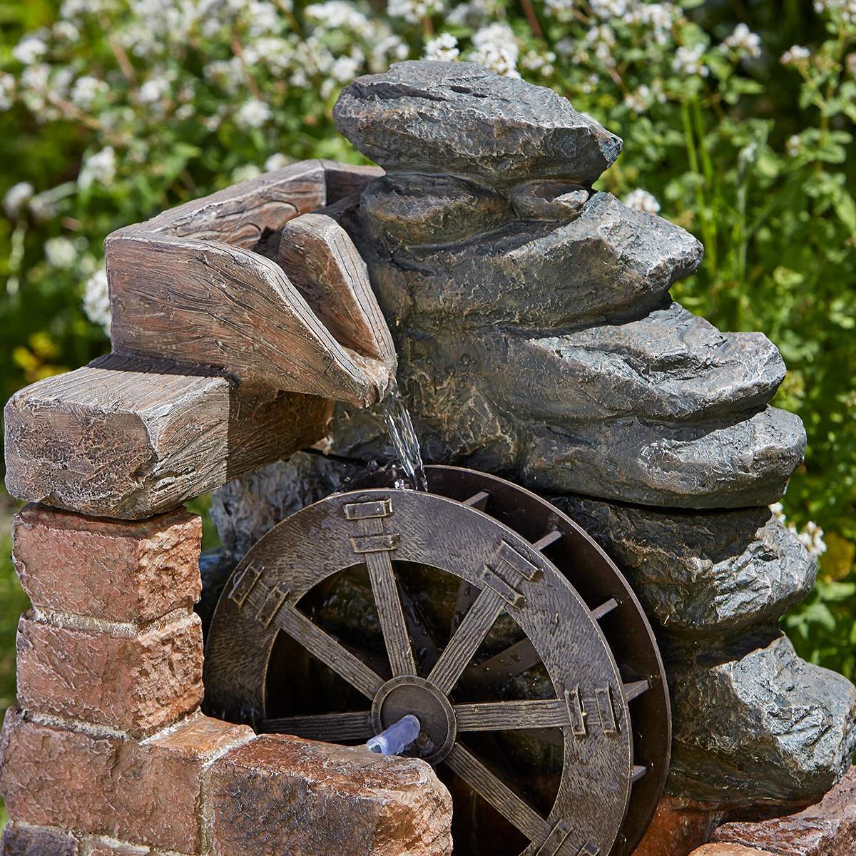 Solar Heywood Mill Water Fountain