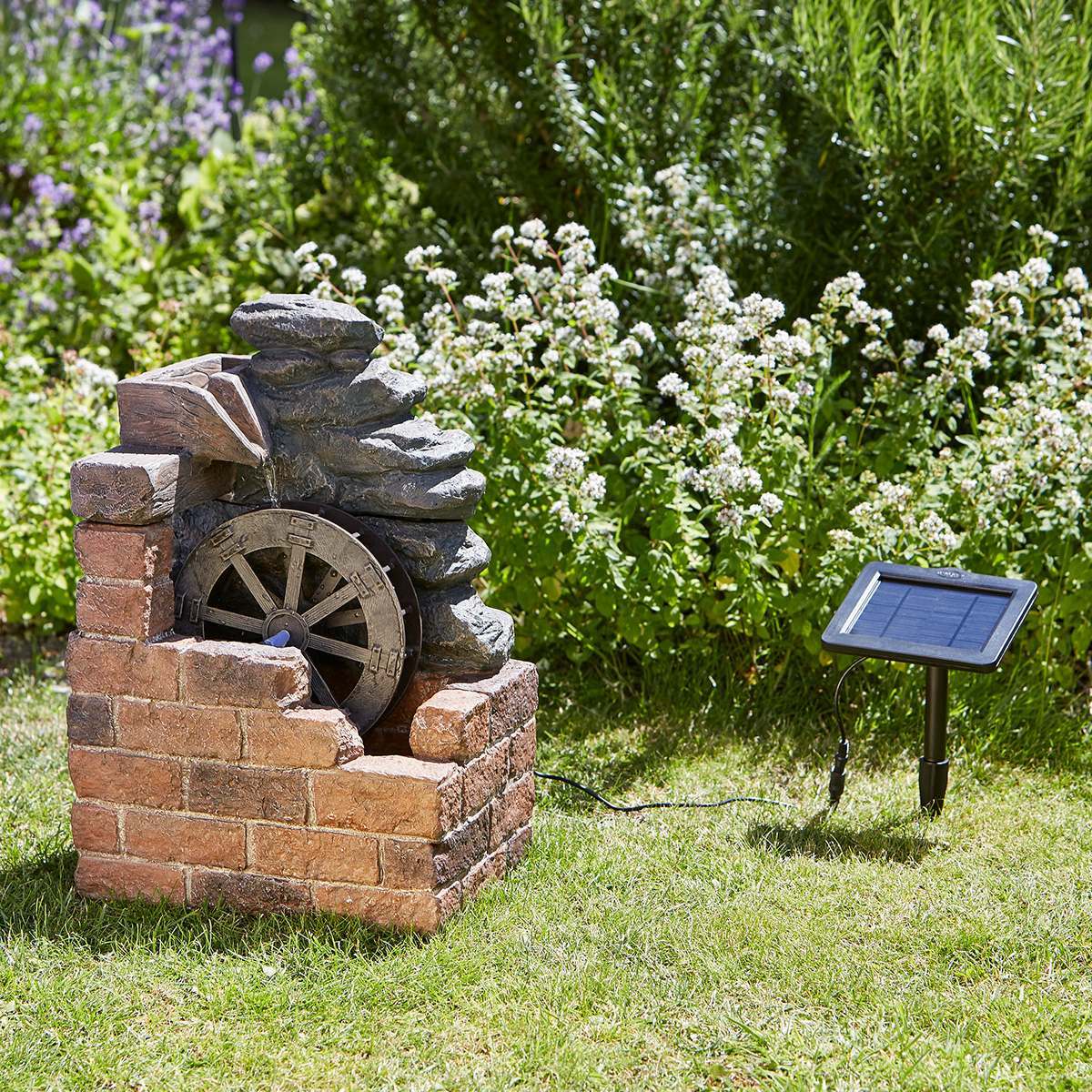 Solar Heywood Mill Water Fountain