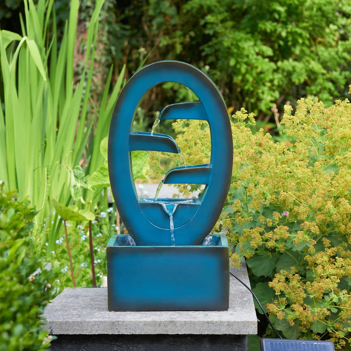 Solar Water Feature Azure Falls 50cm