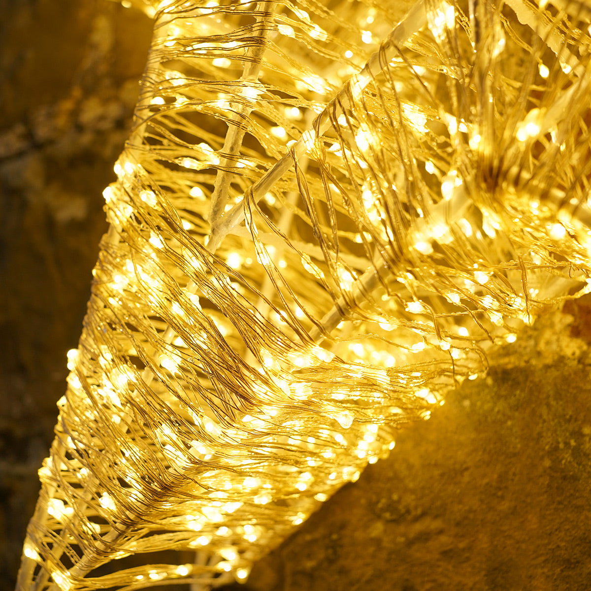 60cm Warm White Micro LED Outdoor Star Light with 1920 LEDs