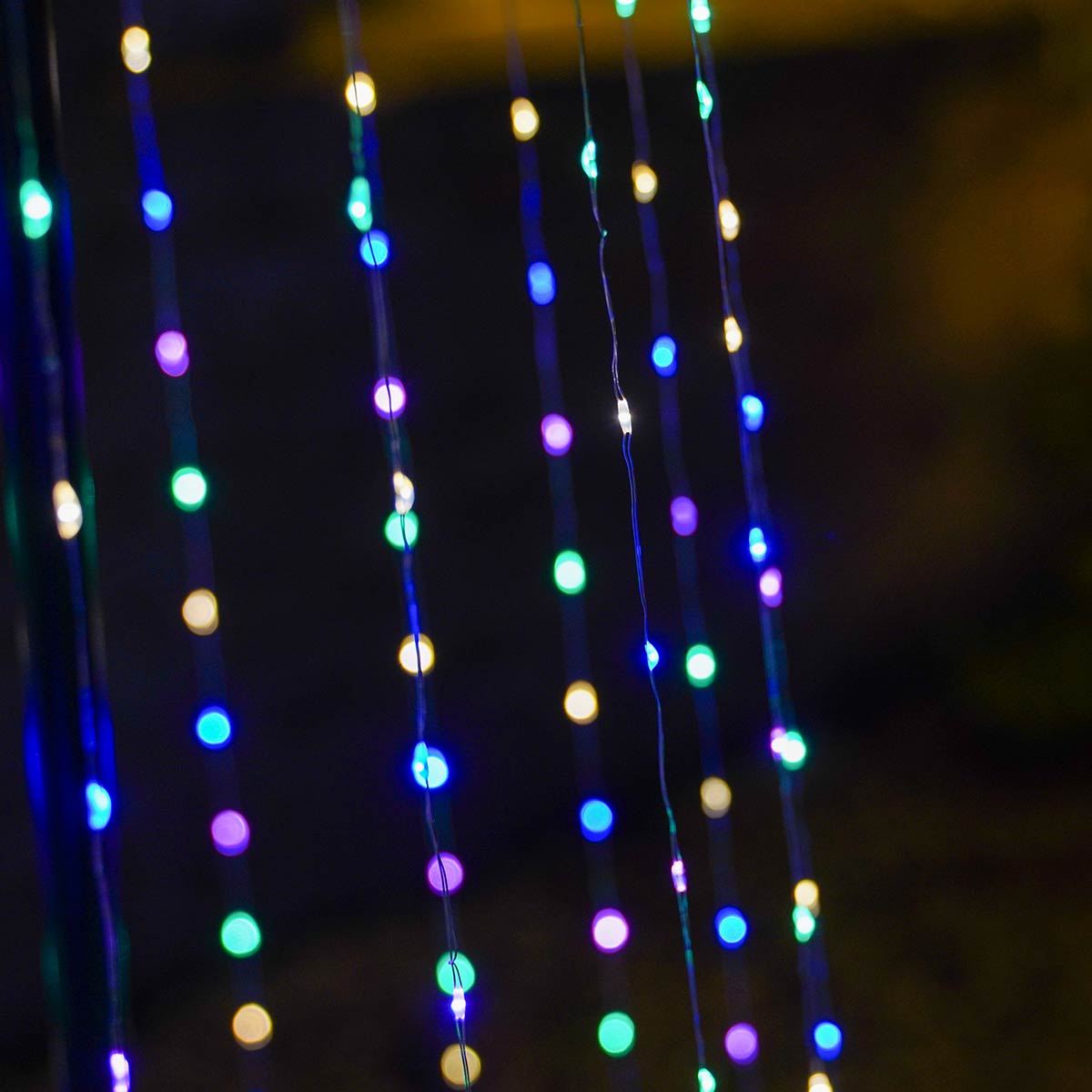 2.1m Outdoor Multi Function Firefly Wire Twinkle Christmas Tree, Multi Coloured LEDs