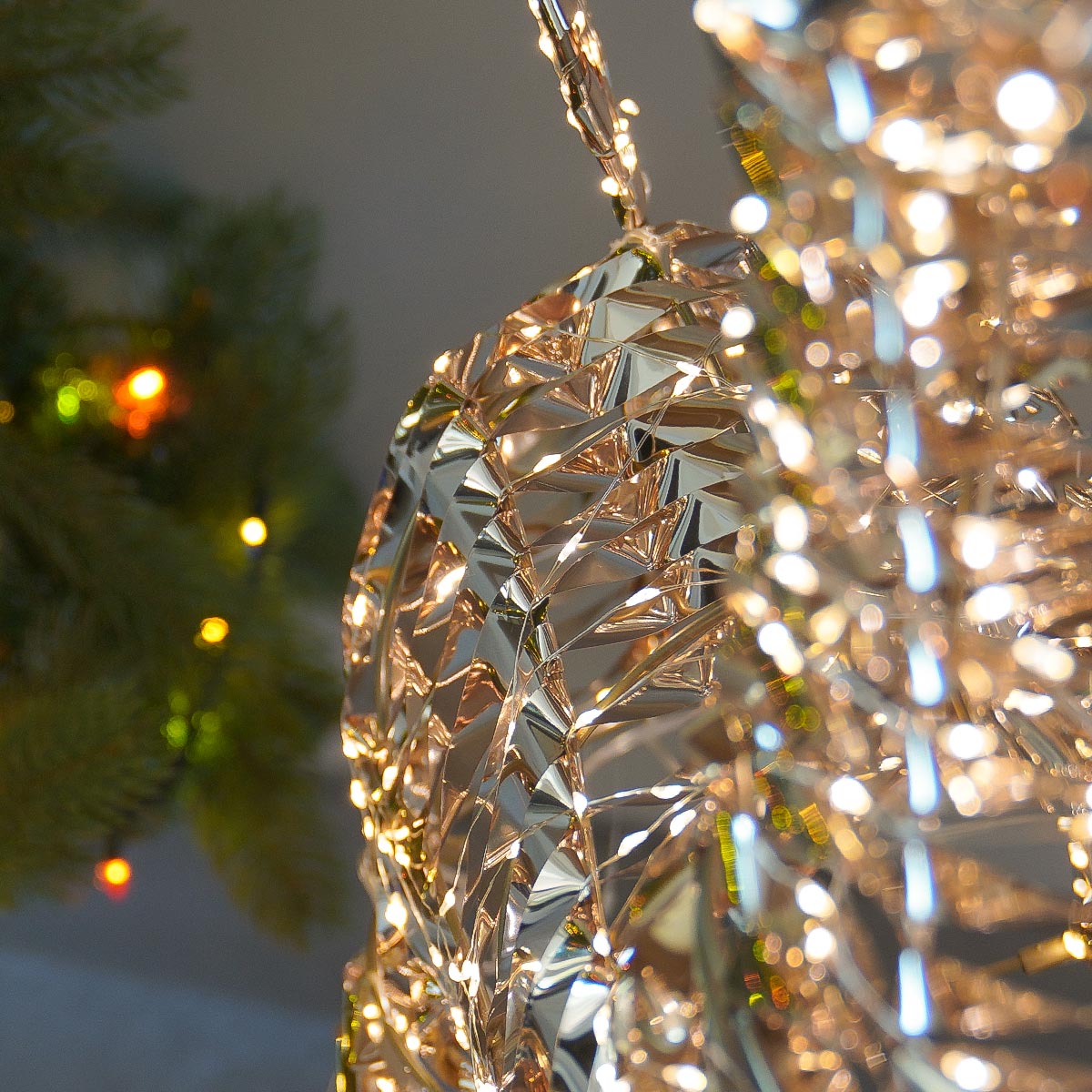 1m Gold Twist Fawn Light up Reindeer
