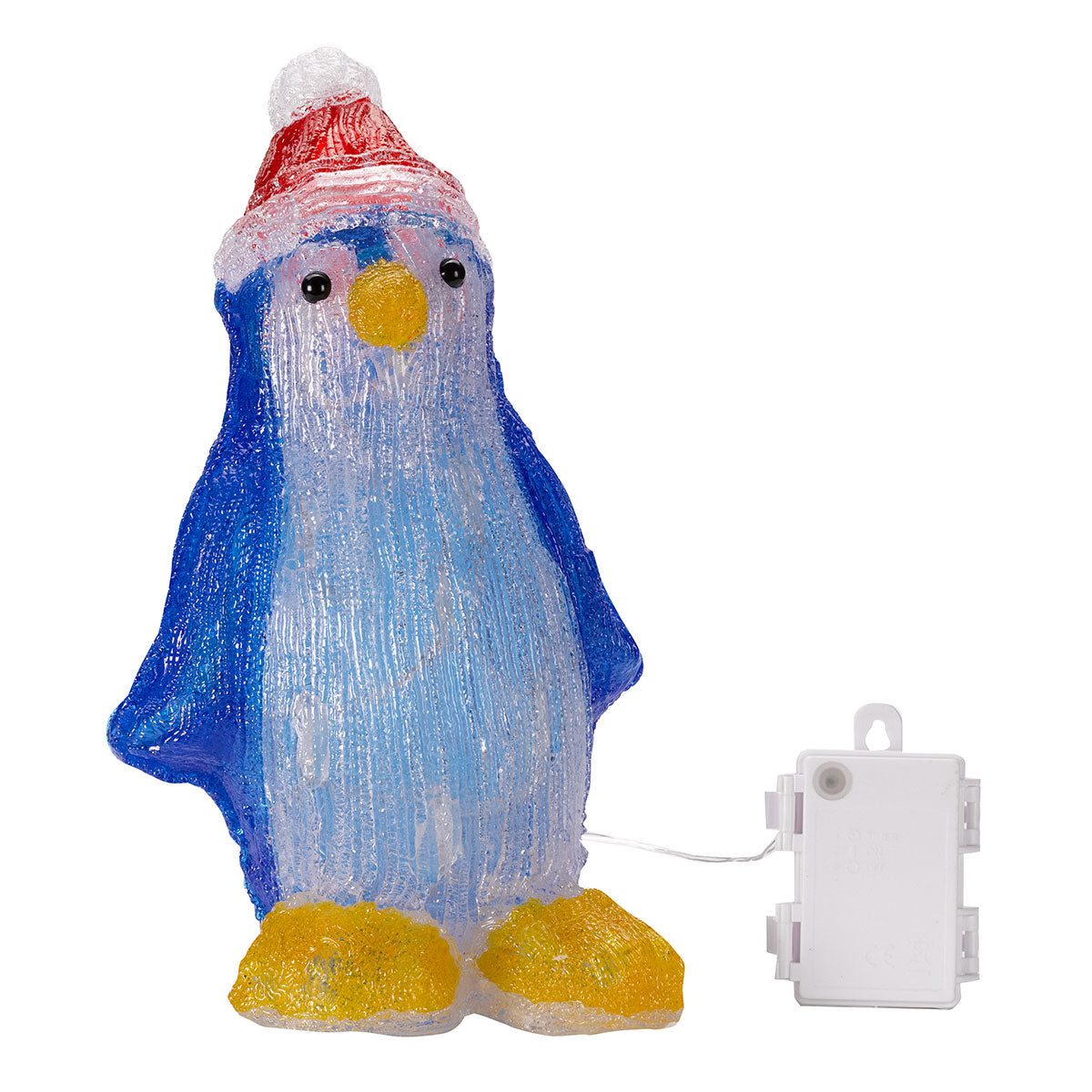 30cm Acrylic Penguin Outdoor Battery Christmas Figure