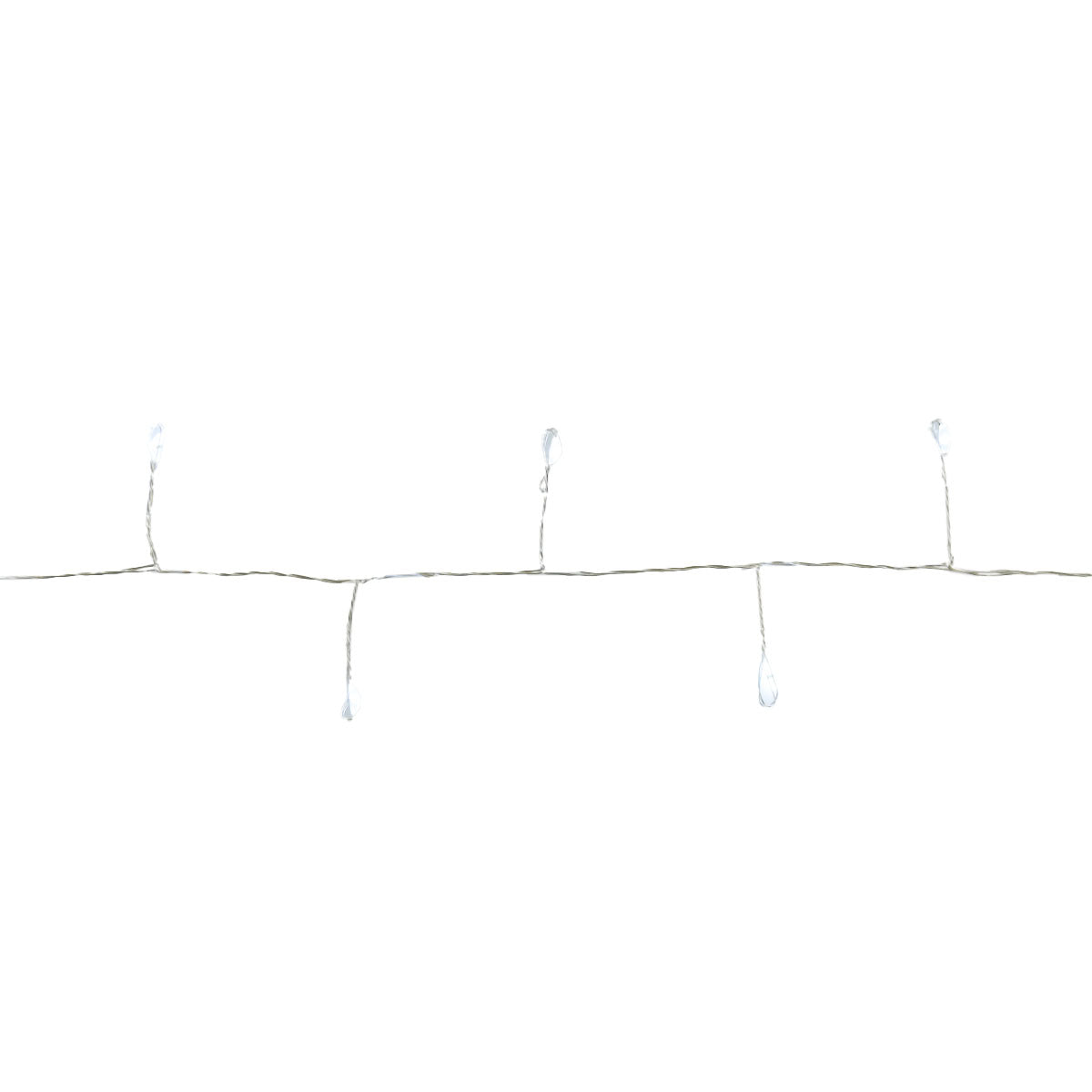 Indoor & Outdoor Firefly Decor Tree Lights on Silver Wire, White LEDs