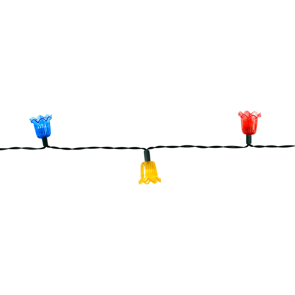 2.4m Canterbury Belles Multi Coloured LED Outdoor Battery Christmas Fairy Lights