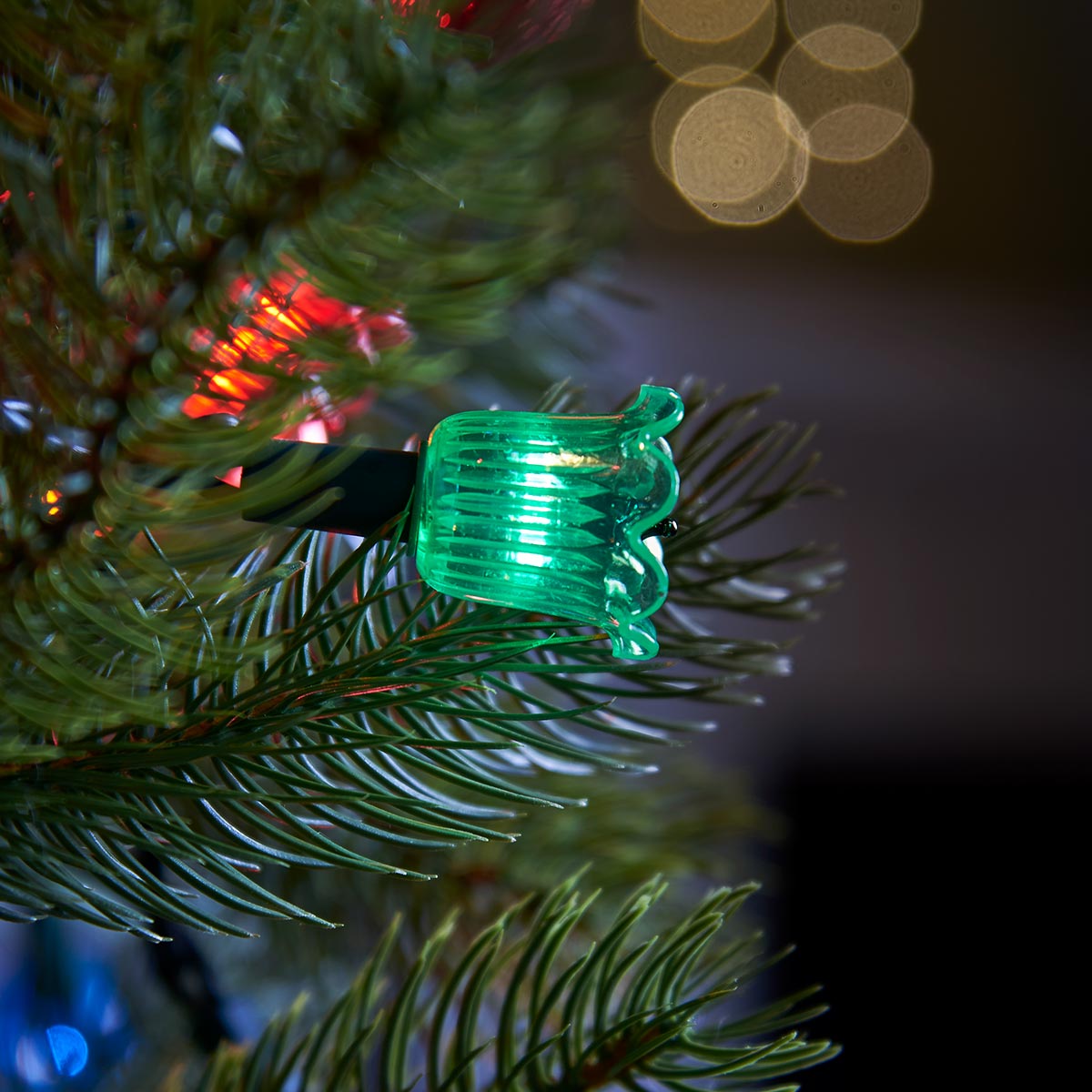 2.4m Canterbury Belles Multi Coloured LED Outdoor Battery Christmas Fairy Lights