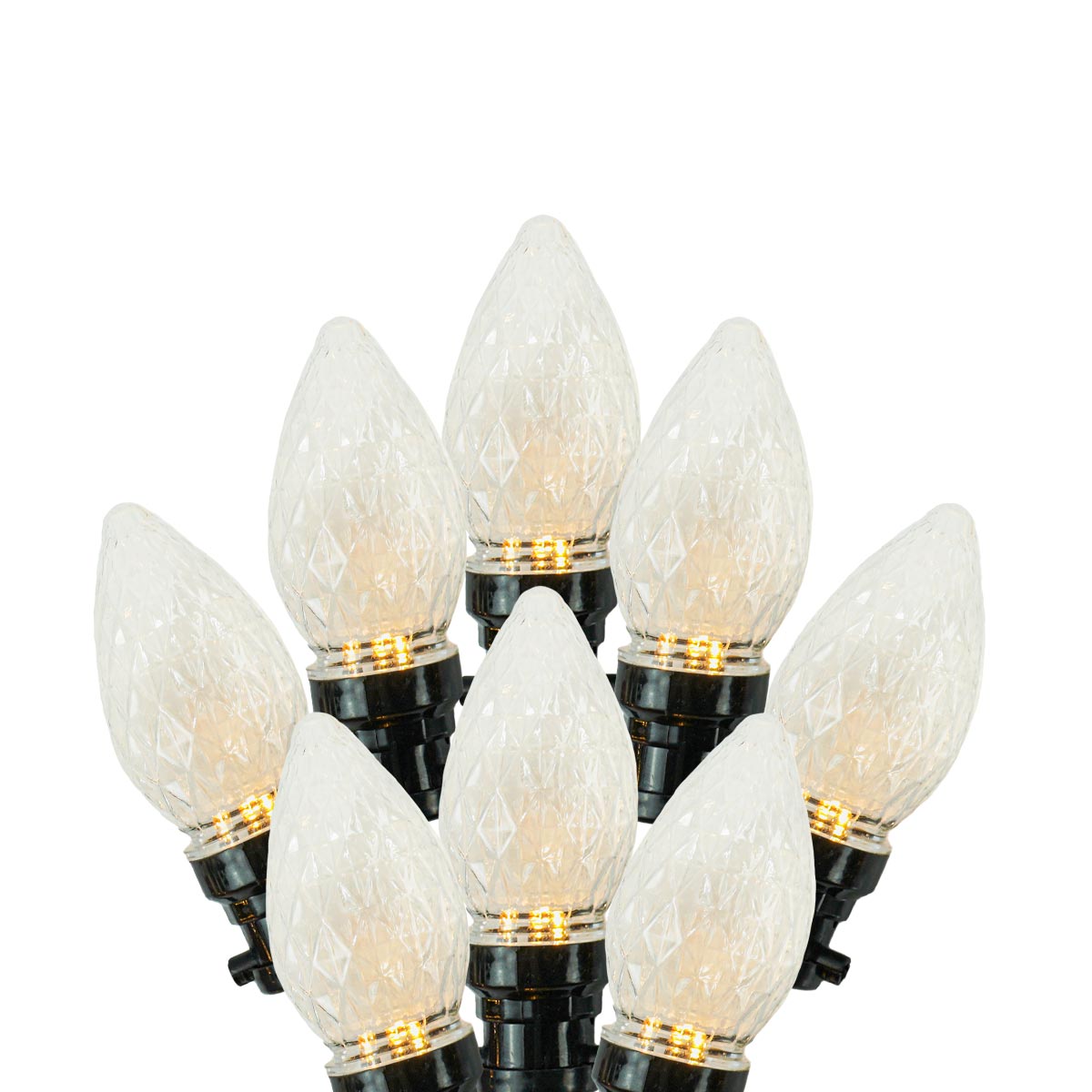 3.8m Pinecone LED Outdoor Christmas String Lights