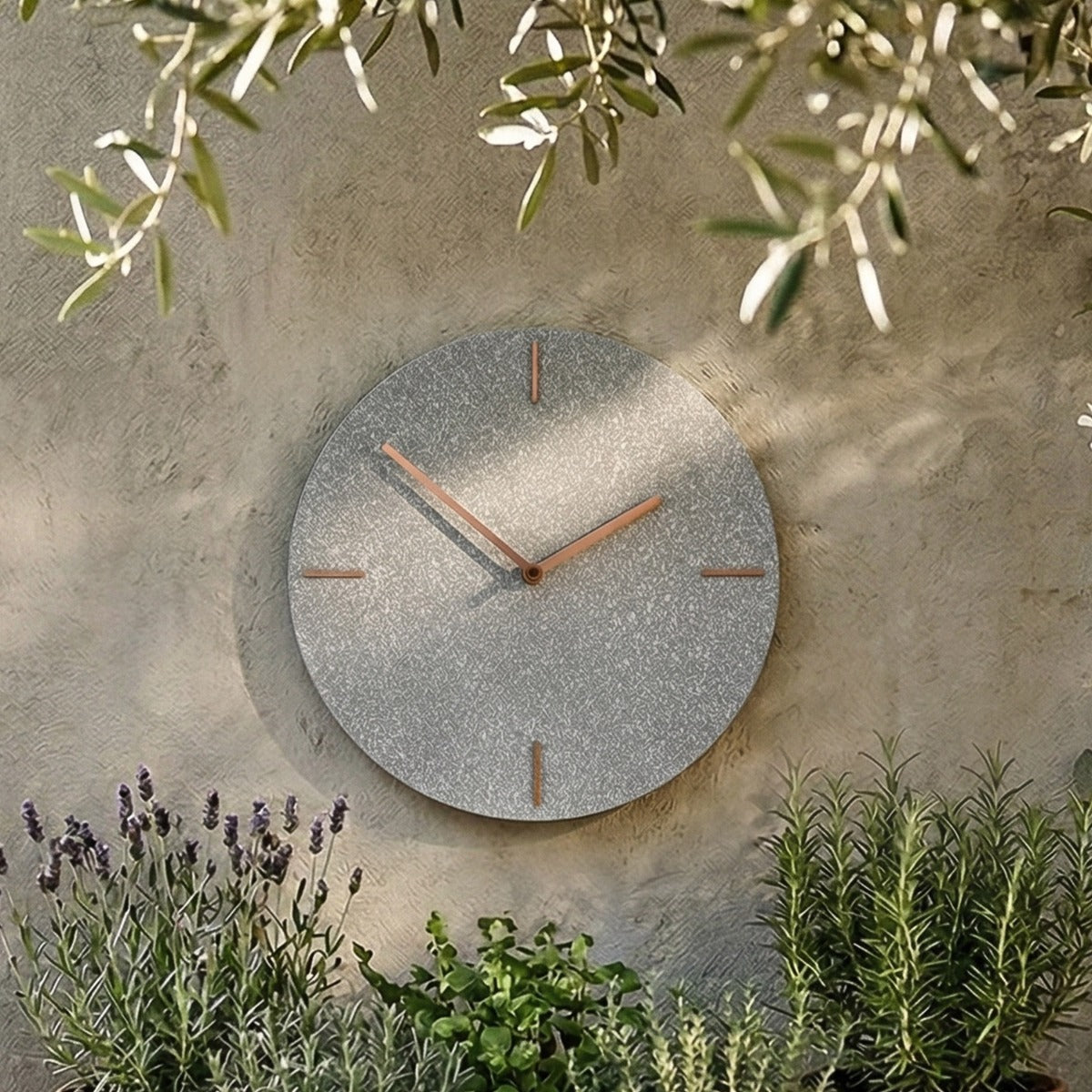 Smart Garden Minimalist Clock For Indoor & Outdoor Use 30cm