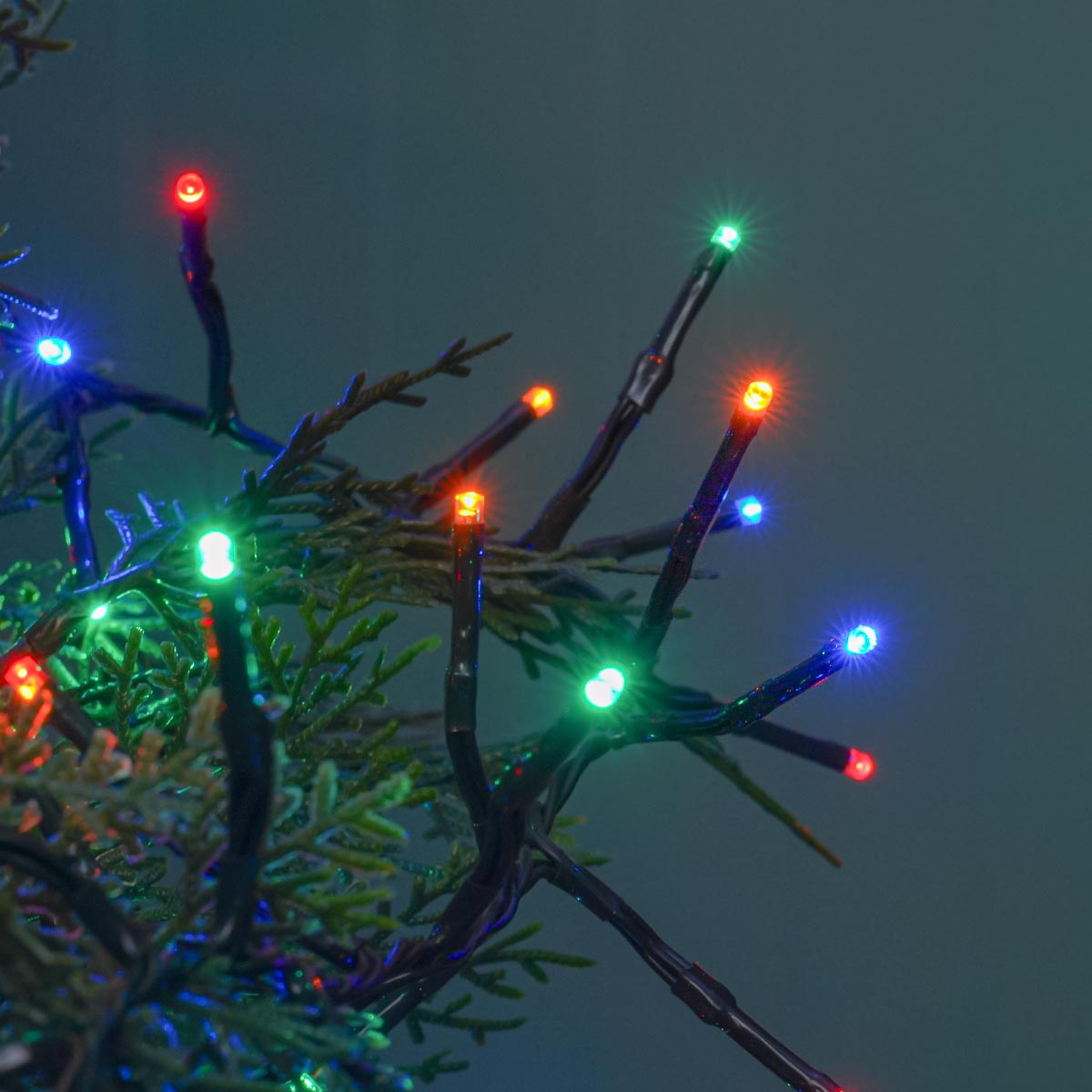 5.2m LED Outdoor Battery Cluster Lights