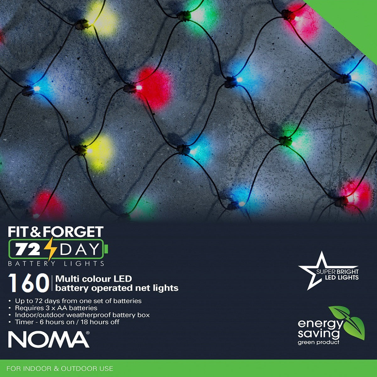Outdoor Battery Multi Function Net lights