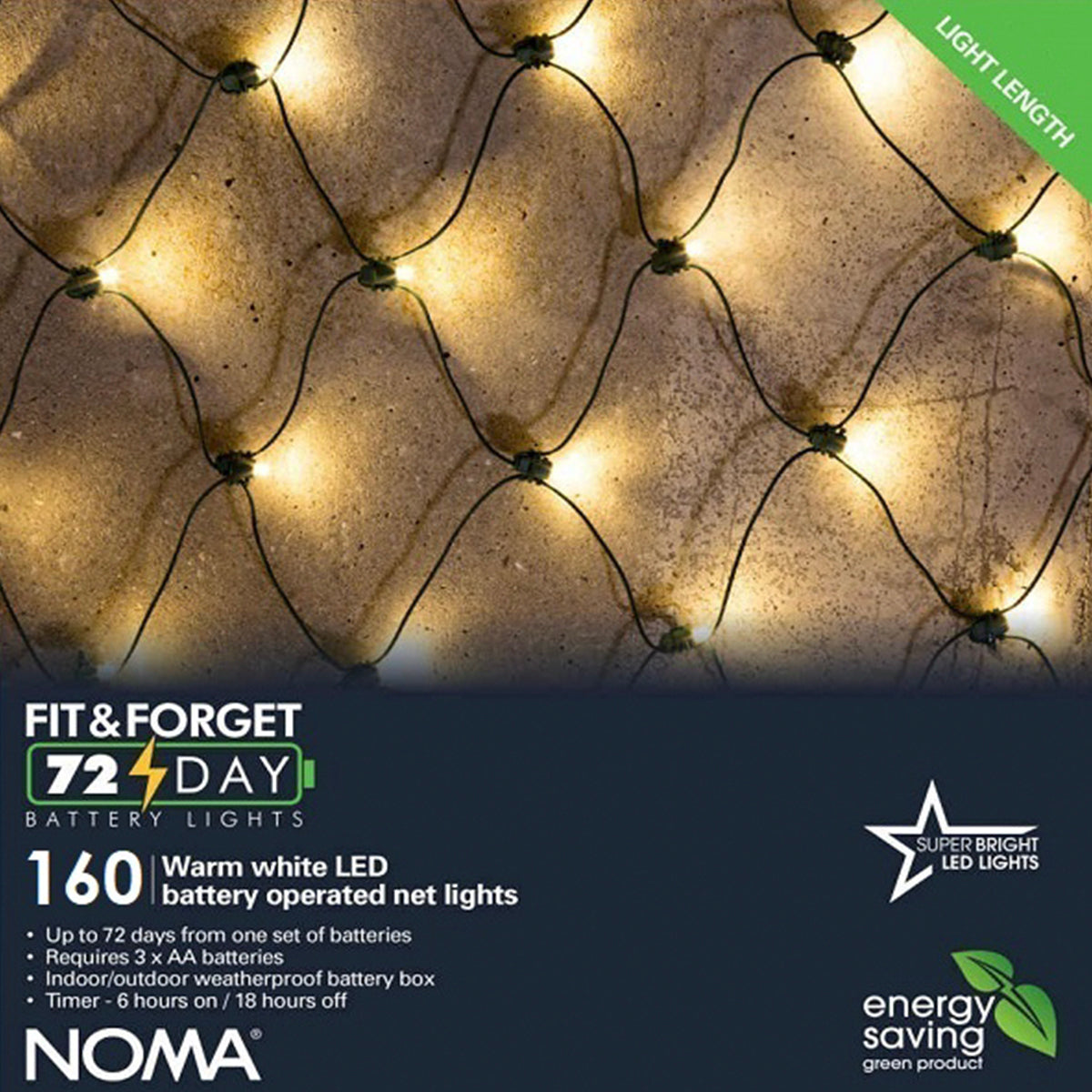 Outdoor Battery Multi Function Net lights