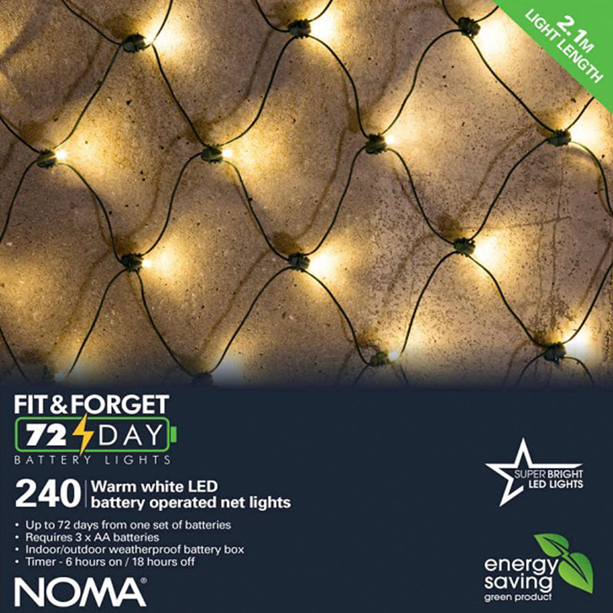 Outdoor Battery Multi Function Net lights