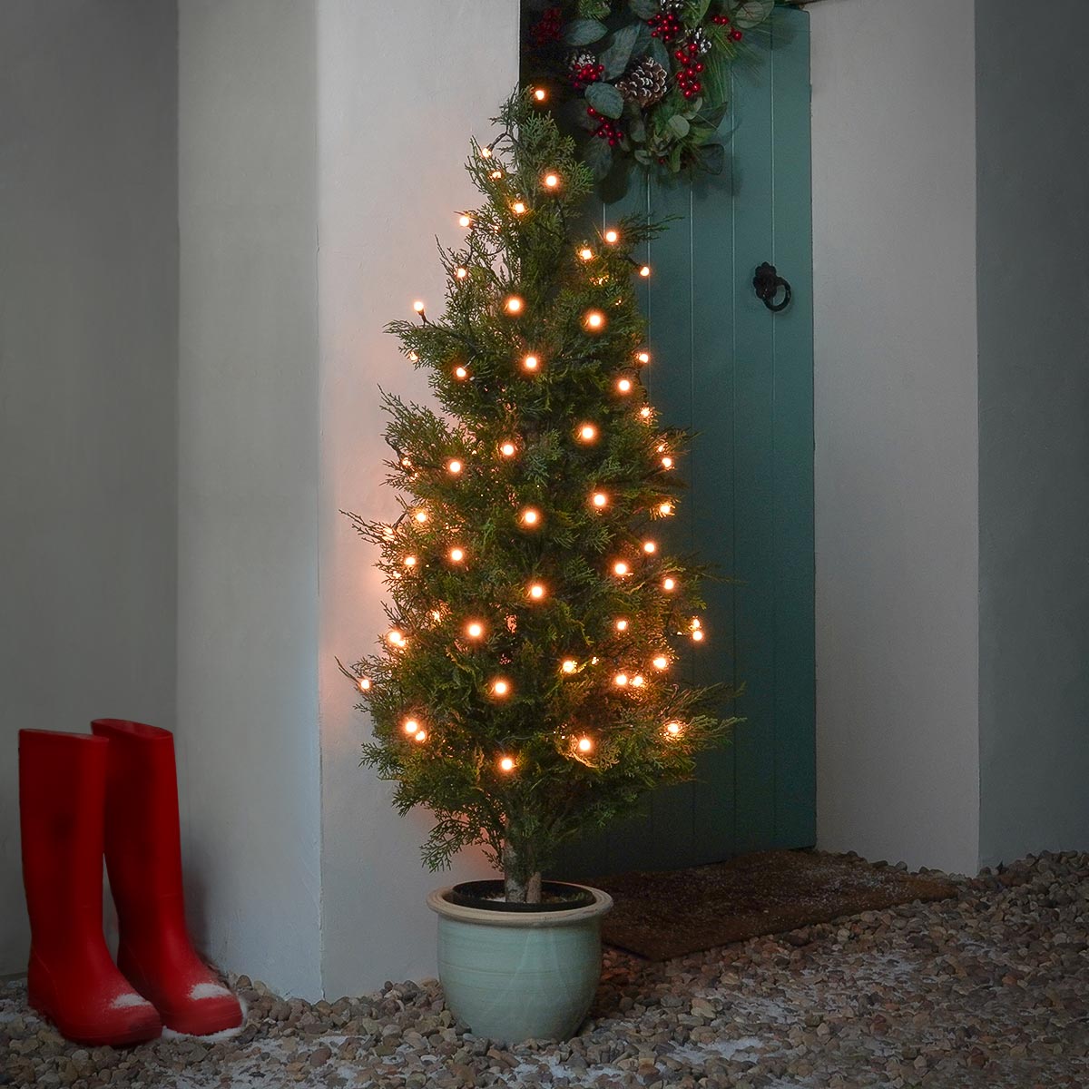 Indoor & Outdoor Battery Multifunction Berry Lights