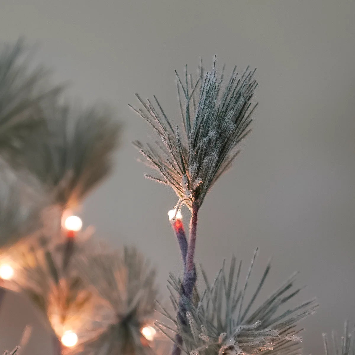3 x Snowy Pine Battery Twig Lights 36 Warm White LEDs