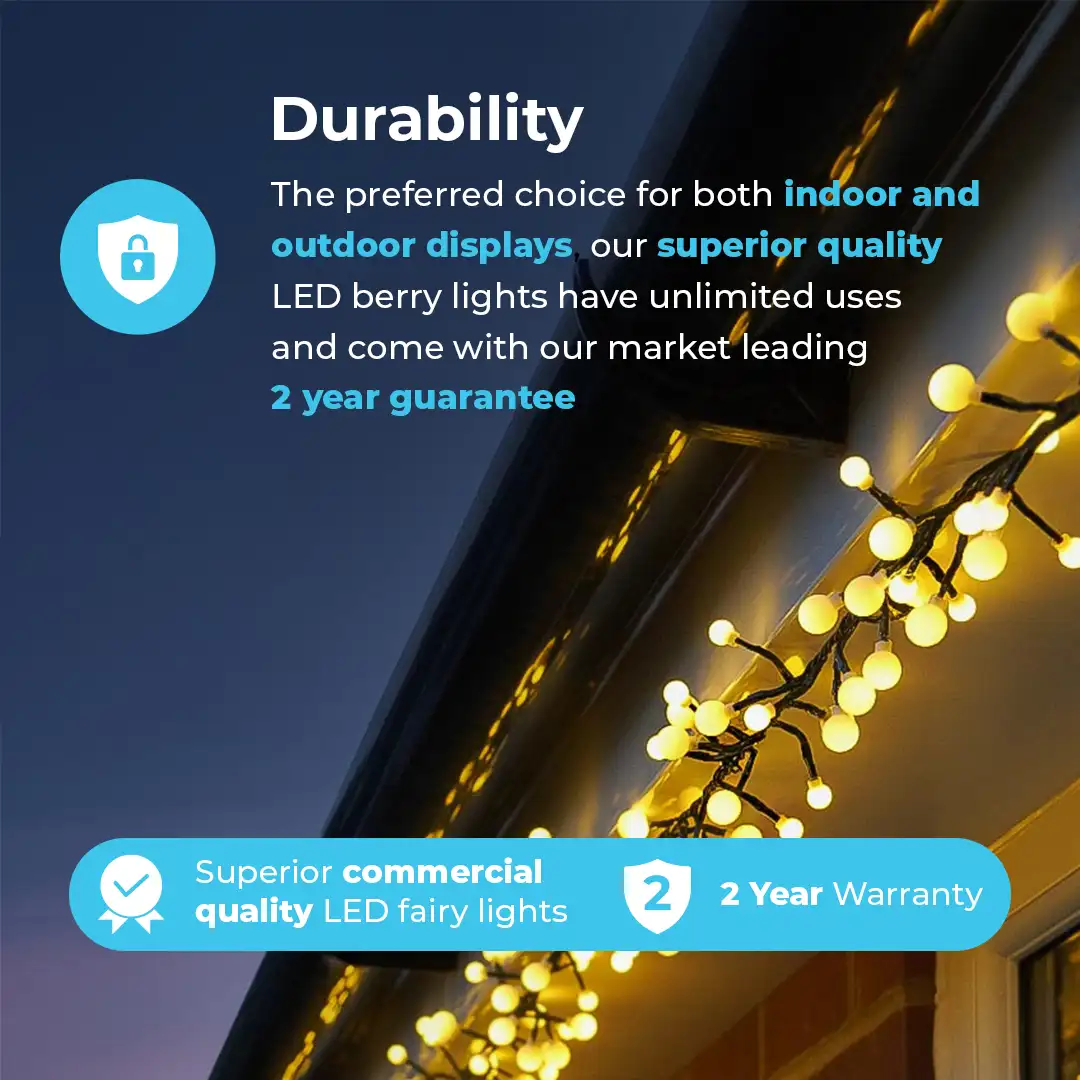 ConnectGo® Connectable Berry Outdoor Cluster Light