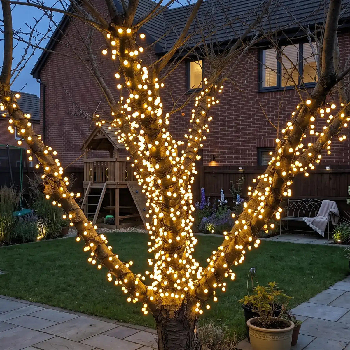 ConnectGo® Connectable Berry Outdoor Cluster Light