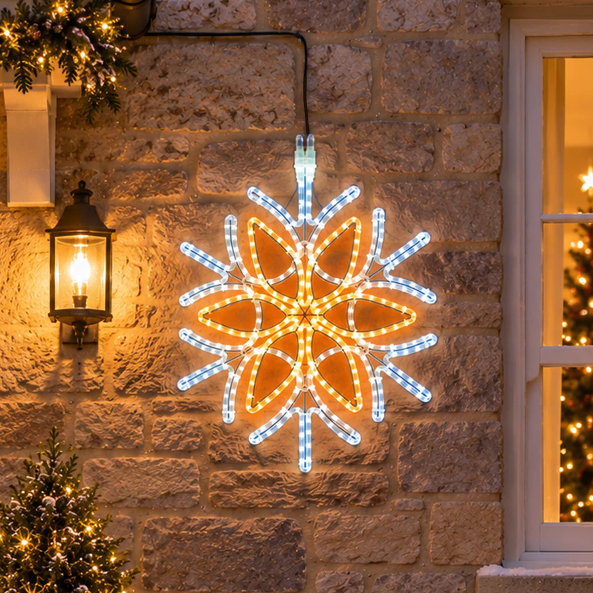 ConnectPro® 70cm Snowflake Outdoor Christmas Silhouette Light