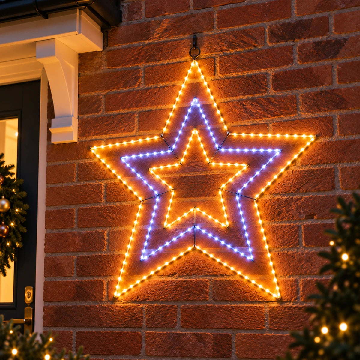 77cm Star Light Outdoor Christmas Silhouette Window Light