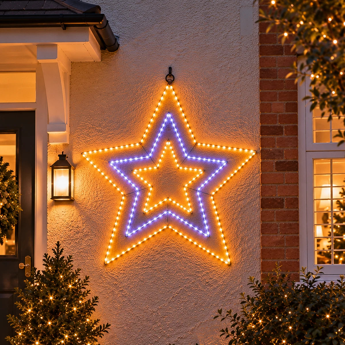 77cm Star Light Outdoor Christmas Silhouette Window Light