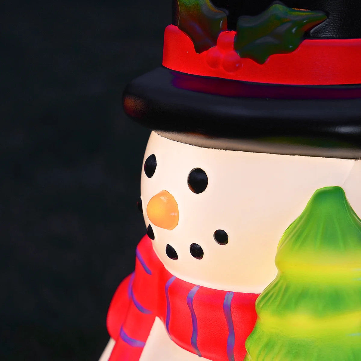 61cm Snowman Blow Mould Outdoor Figure Retro Christmas Light