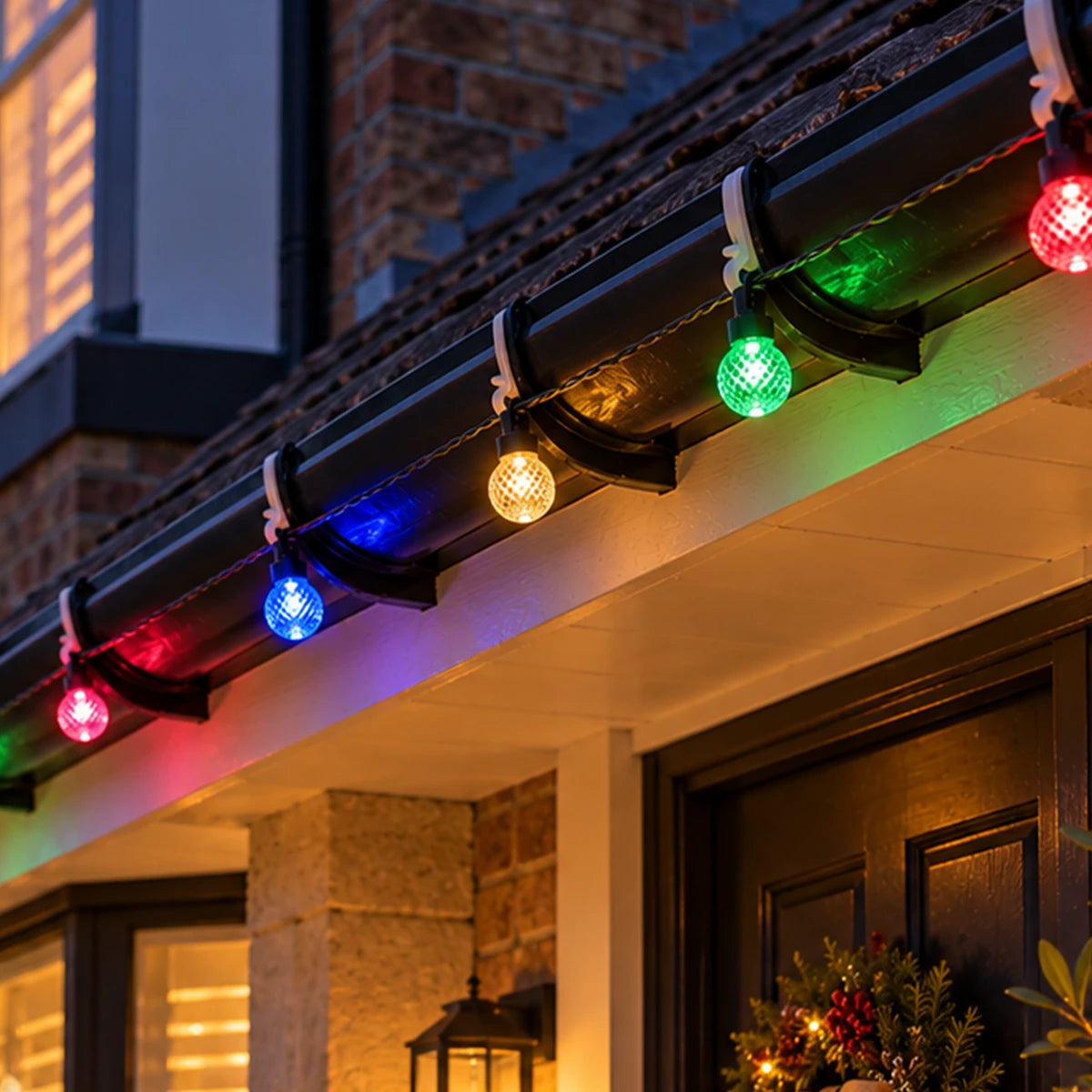 10 Colour Changing LED Ball Christmas Stake Lights 33cm