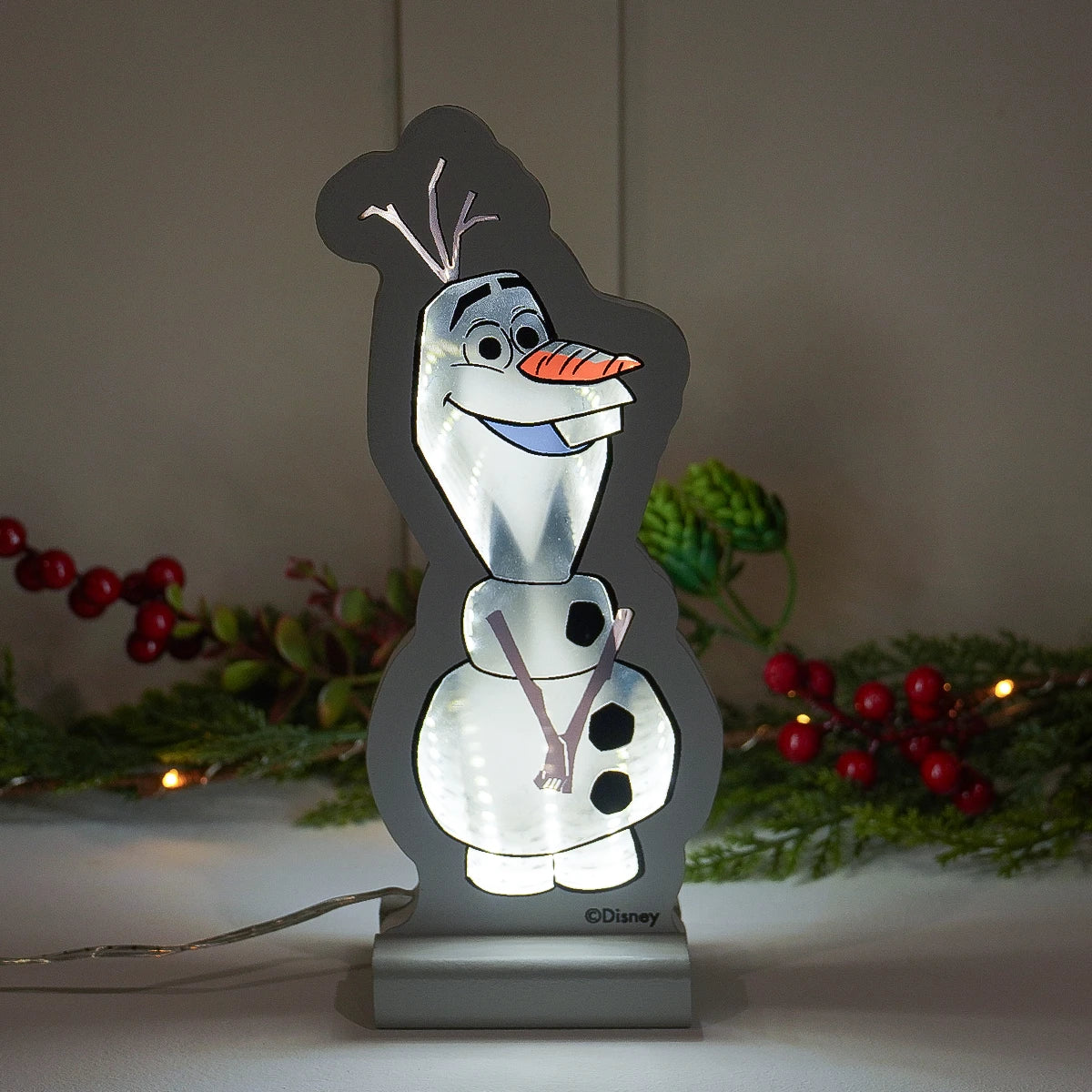©Disney Frozen Olaf LED Infinity Mirror Light 20cm