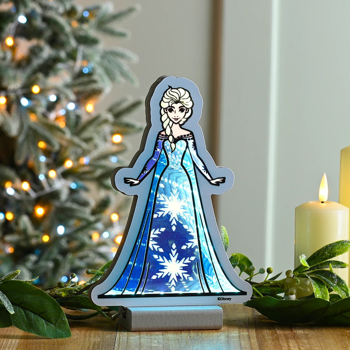 ©Disney Frozen Elsa LED Infinity Mirror Light 20cm