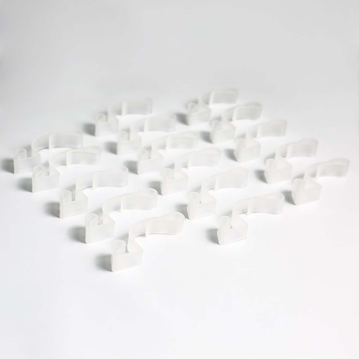 Giant White Gutter Hooks, 16 Pack