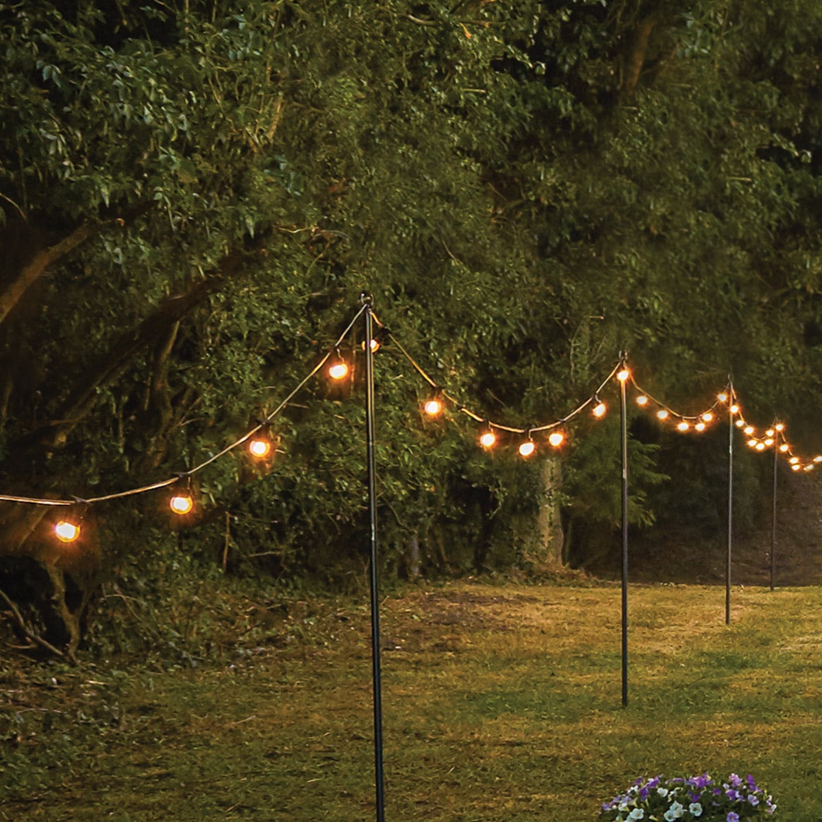 Steel Festoon Pole 1.5m or 2.4m