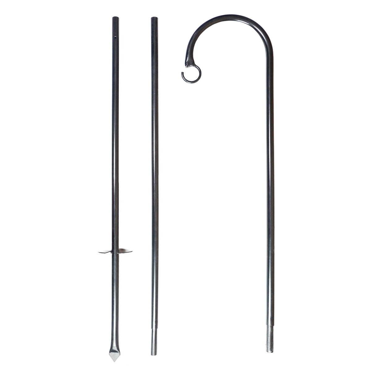 10 Pack 1.8m or 2.4m Steel Shepherd's Crook Festoon Pole