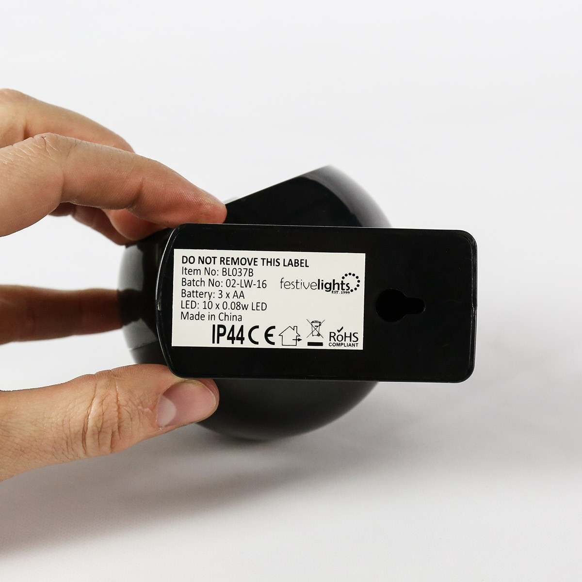 Outdoor Battery Operated Security Light with PIR Sensor