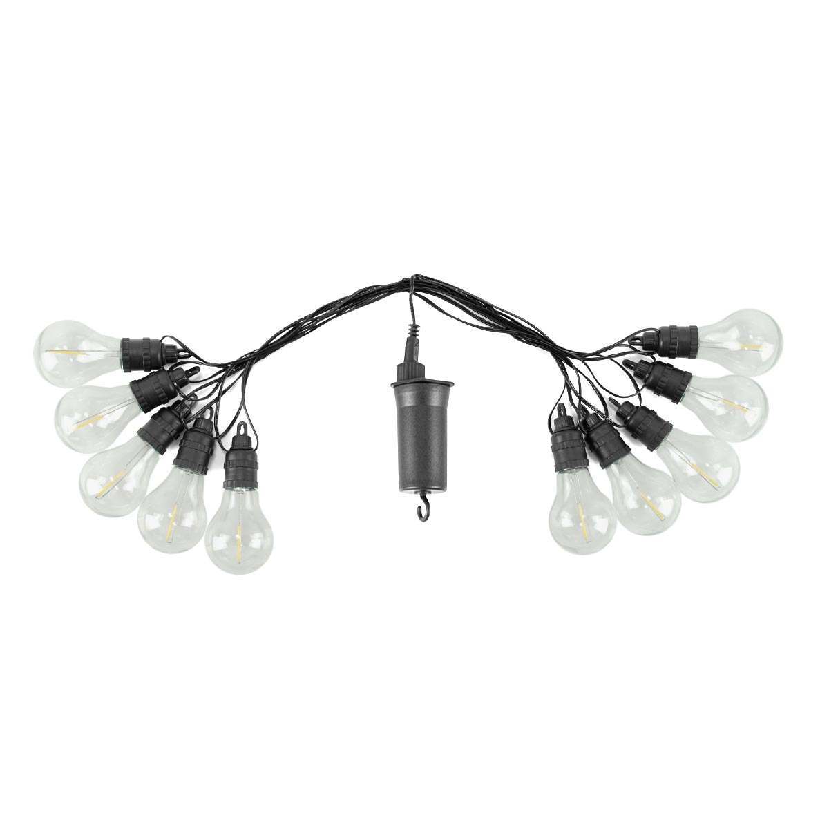 Battery Filament Effect Warm White LED Festoon Lights