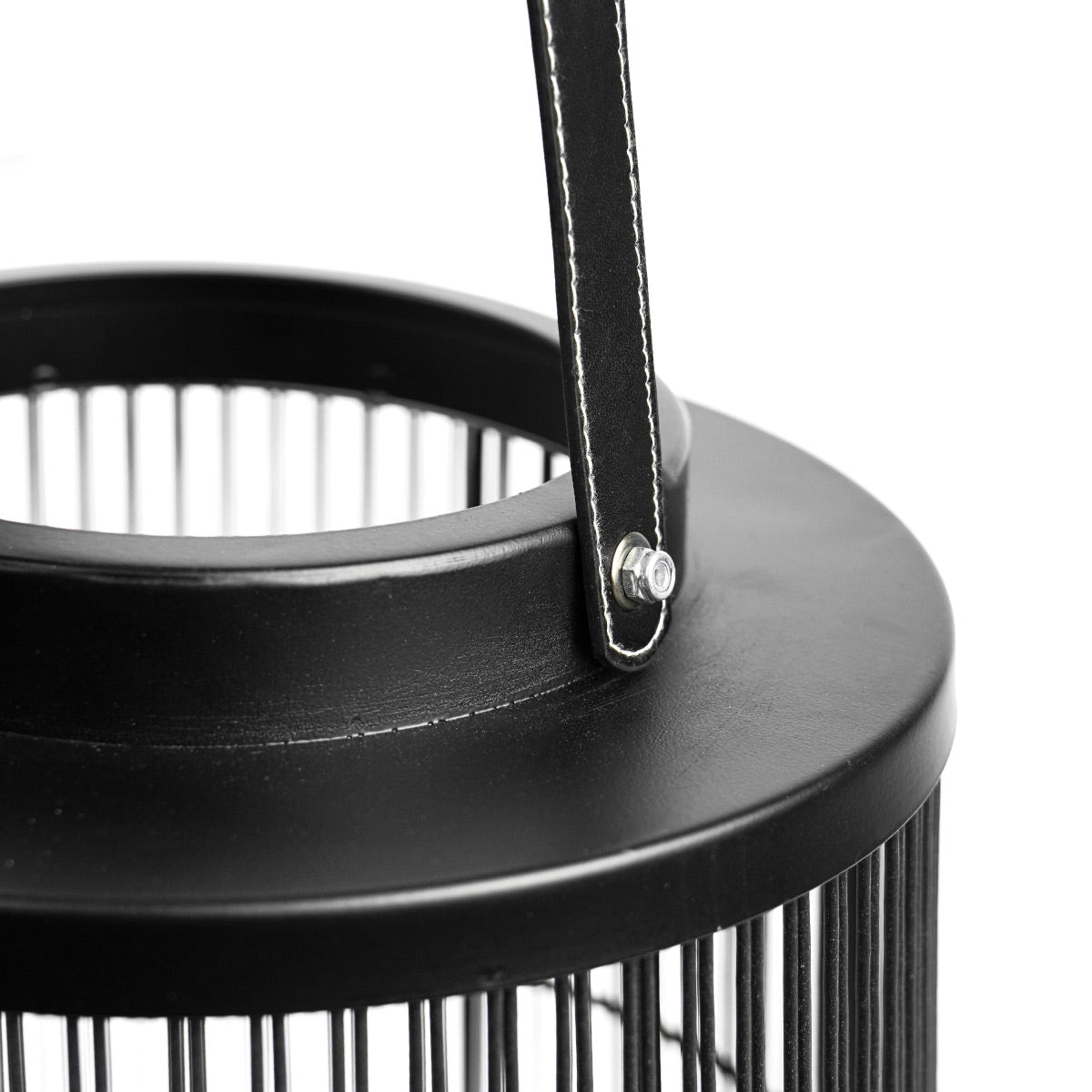 Indoor & Outdoor Battery Alta Candle Lantern, Black