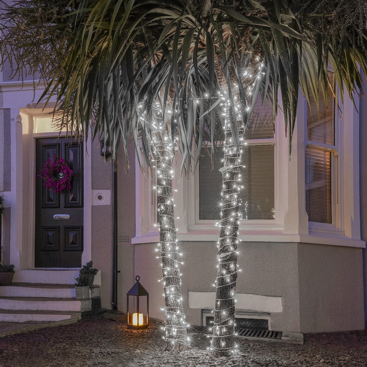ConnectGo® Outdoor Fairy Lights, Connectable, Clear Cable