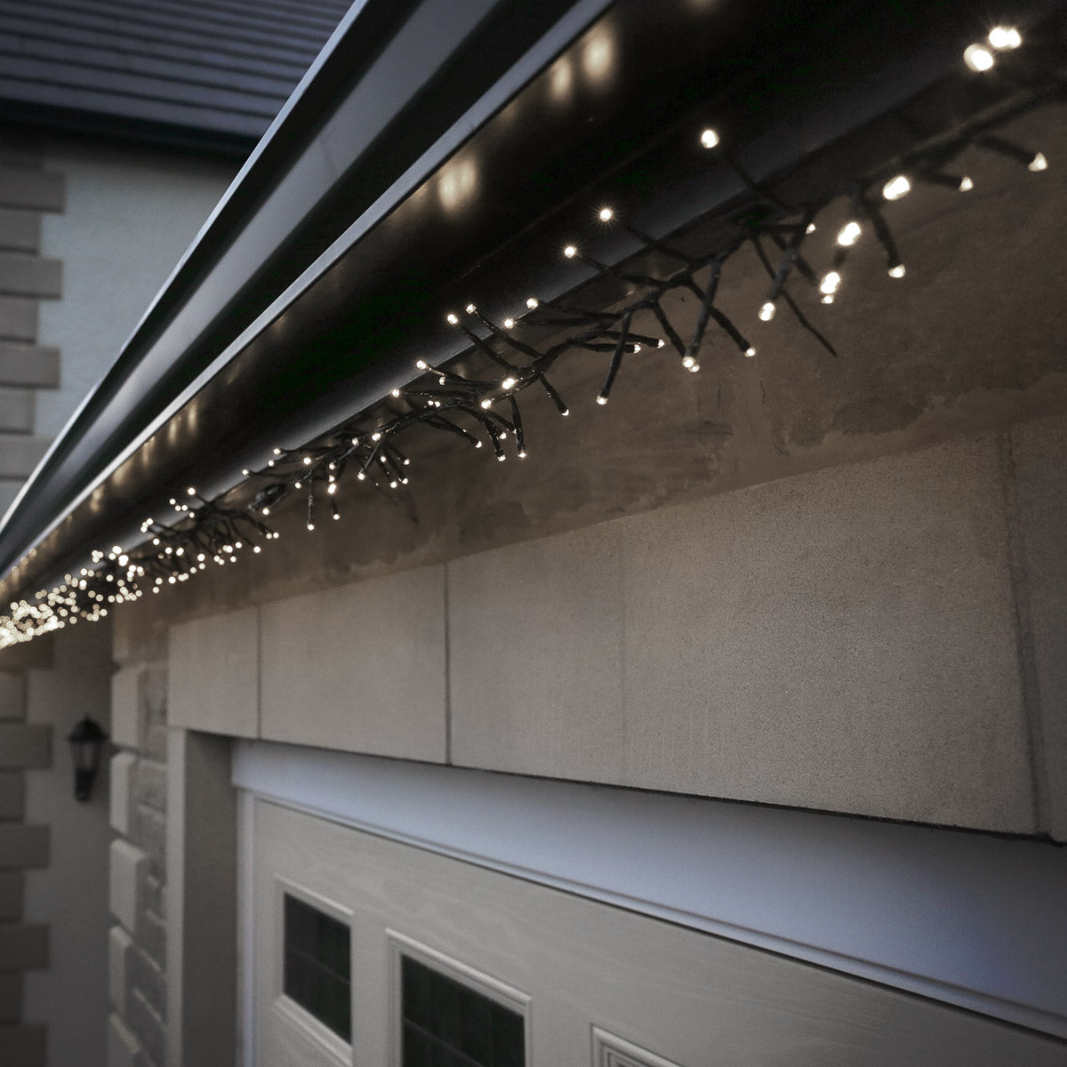 ConnectGo® Outdoor LED Cluster Lights, Connectable, Green Cable