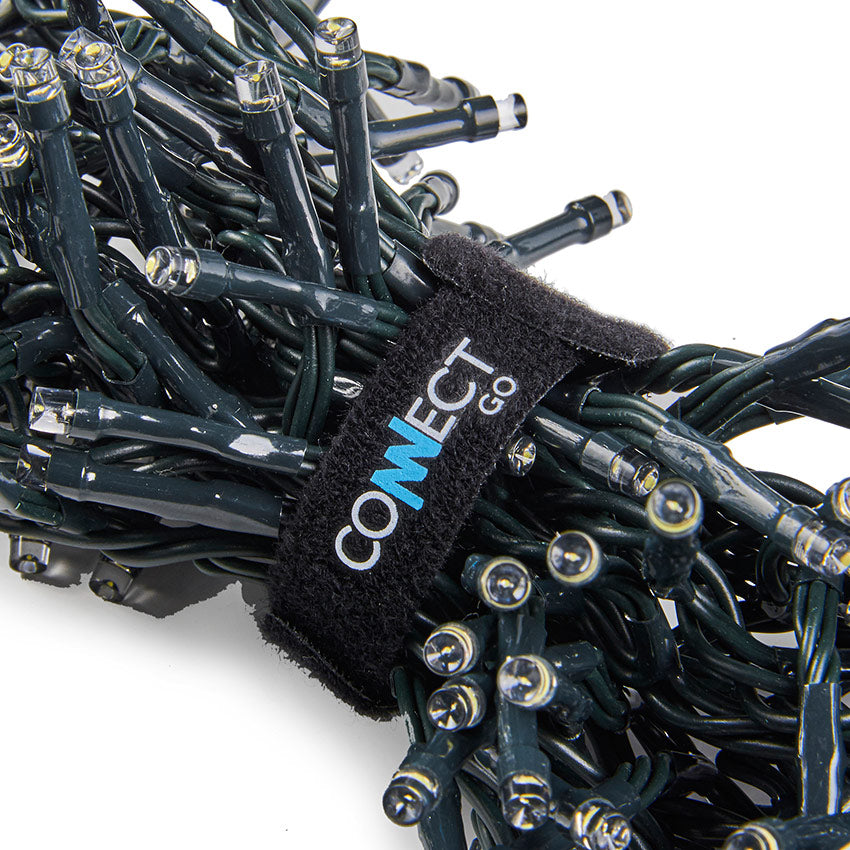 ConnectGo® Outdoor LED Cluster Lights, Connectable, Green Cable