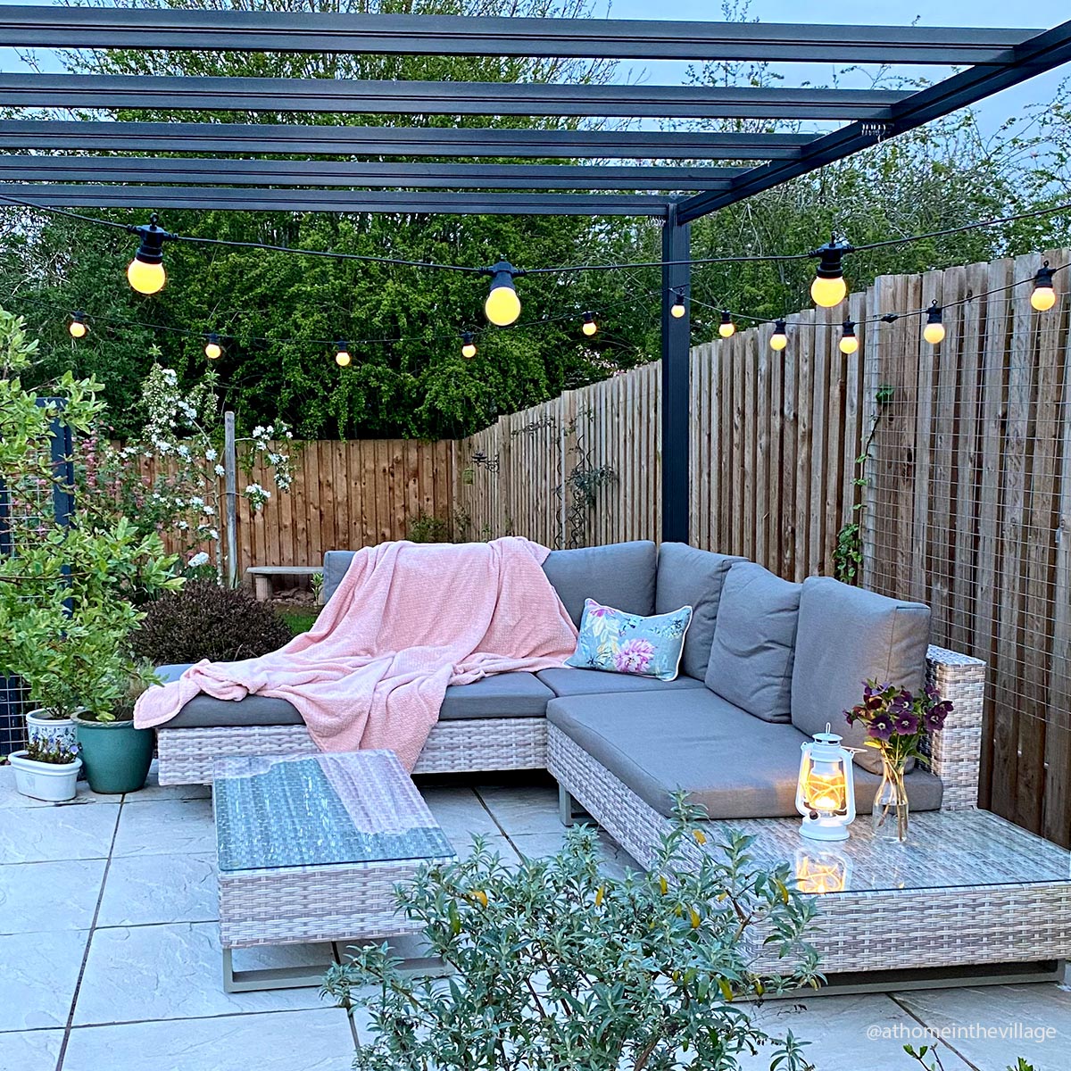 ConnectGo® Festoon Lights, Connectable, Frosted LED Bulbs
