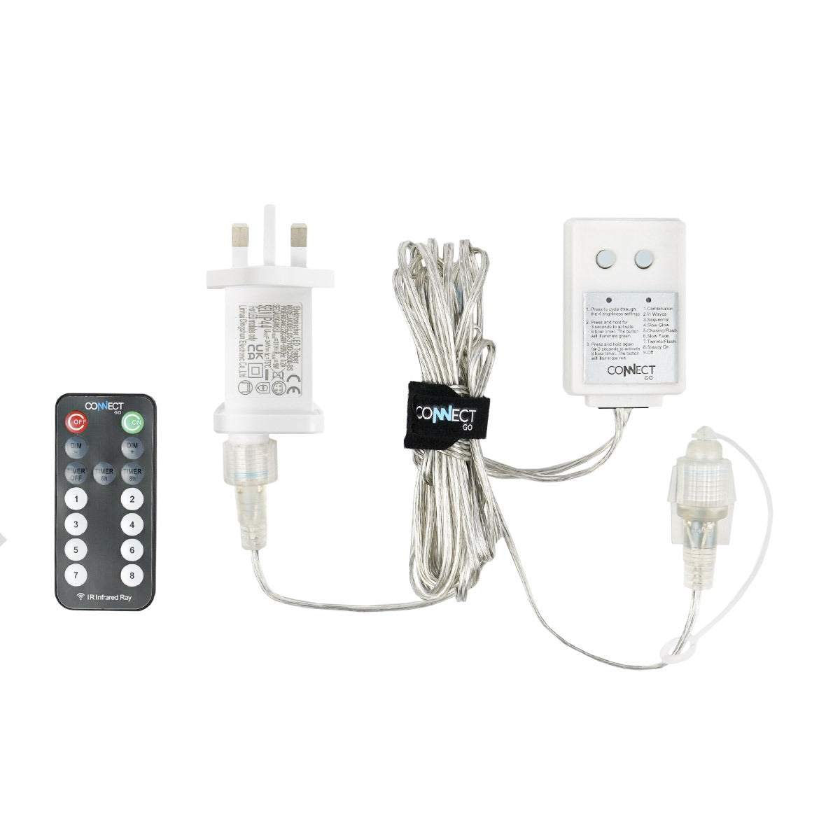 ConnectGo® Small Transformer, UK Plug, with Remote Control