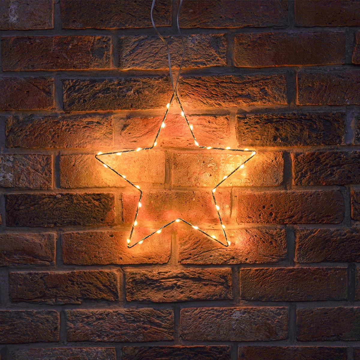 ConnectGo® Connectable 30cm Outdoor Star Light Christmas Silhouette