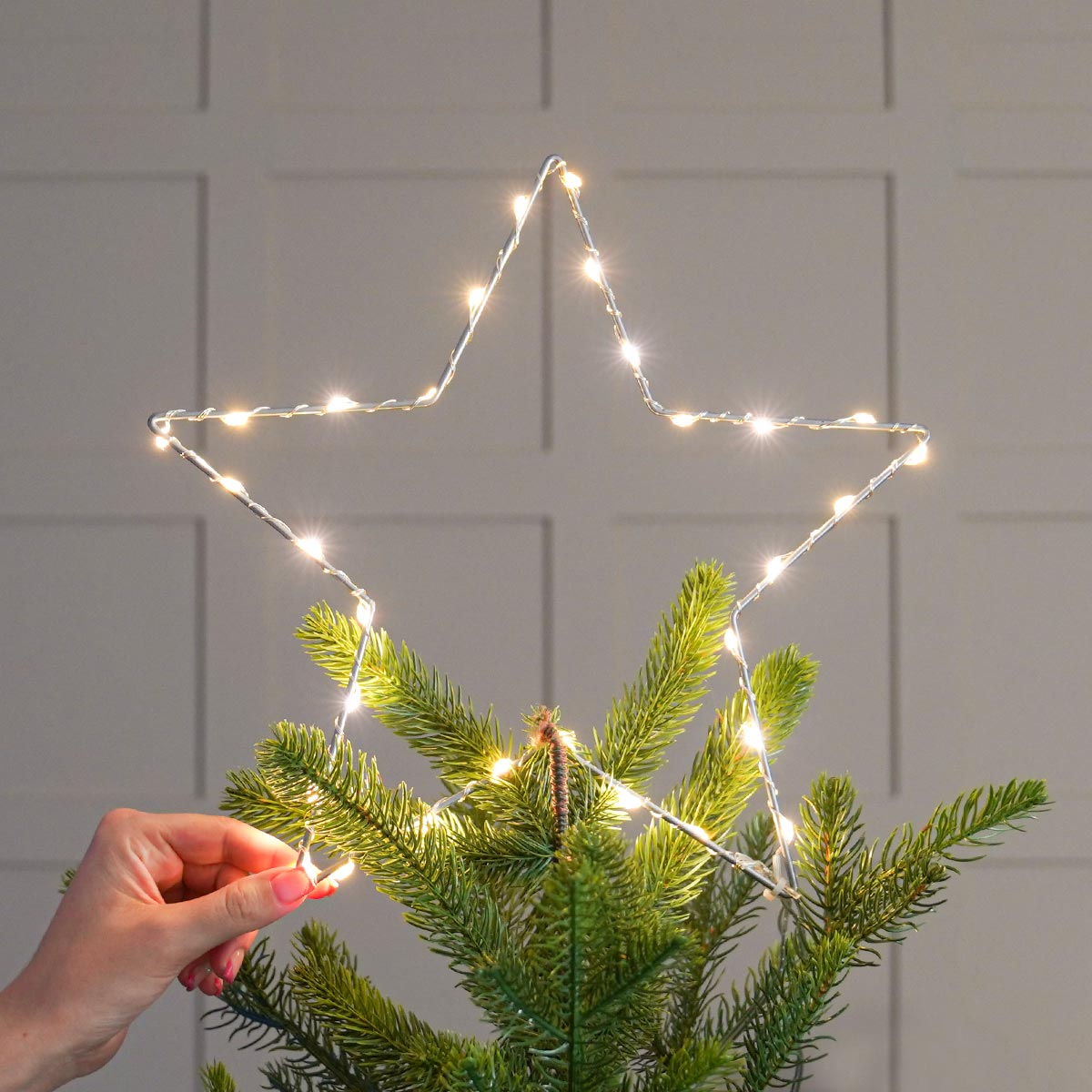 ConnectGo® Connectable 30cm Outdoor Star Light Christmas Silhouette