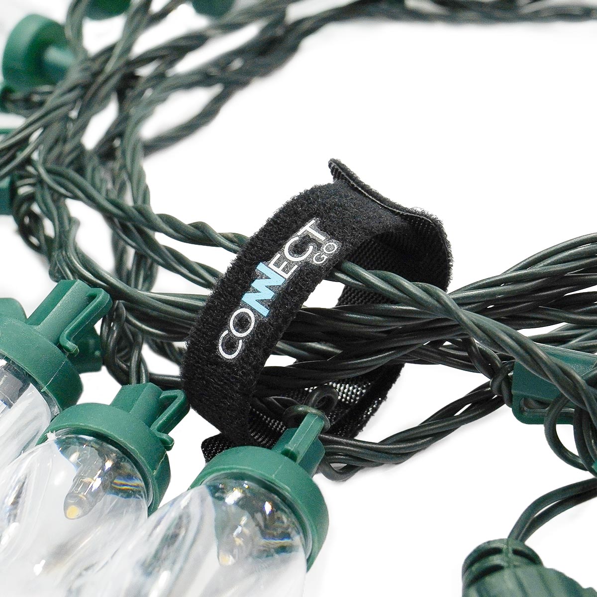 ConnectGo® Connectable C9 Pinecone Outdoor String Lights Warm White