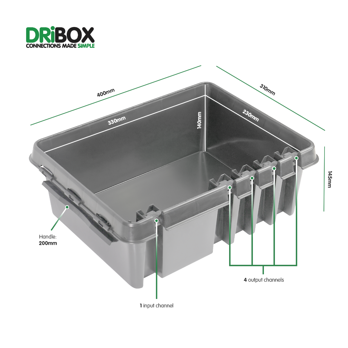 Dribox Weatherproof Connection Box